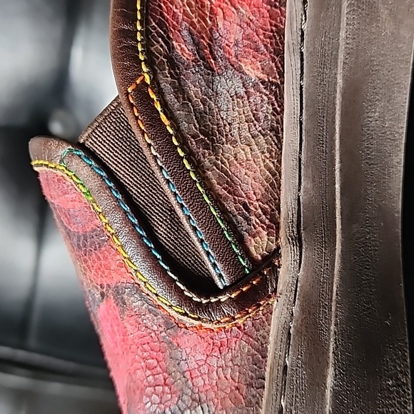 L'Artiste Rosea Spring Step Slip on Sneaker Floral Leather EU 40 - Picture 8 of 11